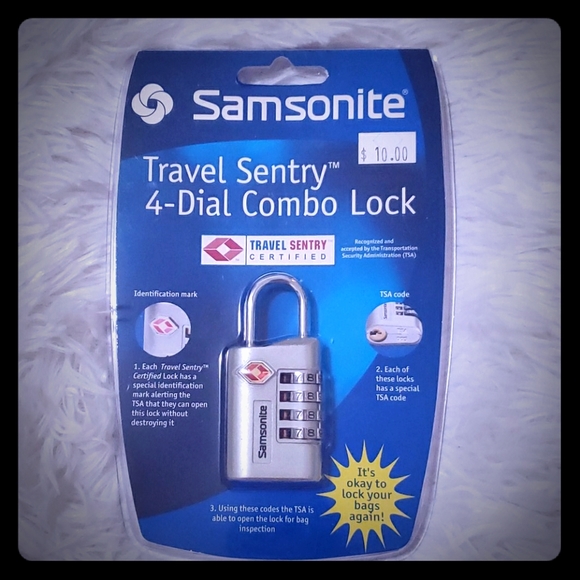 new samsonite luggage lock